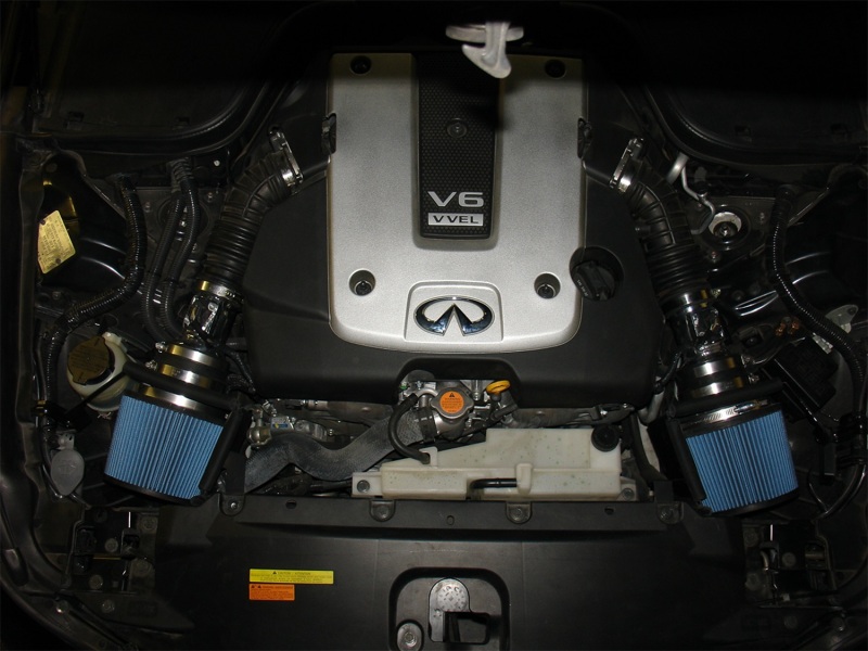 Injen 07-08 G35 4Dr 3.5L/08-13 G37/G37 IPL 2Dr 3.7L/09-13 G37 4Dr 3.7L V6 Black Short Ram Intake - Image 4