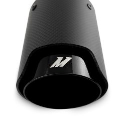 Mishimoto Carbon Fiber Muffler Tip 2.5in Inlet 3.5in Outlet M Black - Image 3