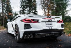 MBRP 20-23 Chevrolet Corvette C8 3in Cat Back Quad Split Rear Exit w/ Carbon Fiber Tips - T304 - Image 3