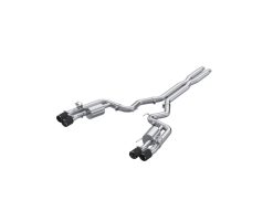 Alternative view of MBRP 2024+ For Mustang GT (S650) 3in Cat-Back Quad Tip - 4in Carbon Fiber Tips