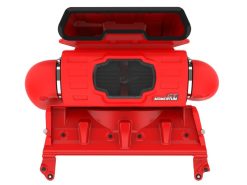 Alternative view of aFe 21-23 Dodge RAM 1500 TRX V8-6.2L Momentum GT Intake- Red
