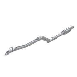 Alternative view of MBRP 2020 Jeep Gladiator 3.6L 2.5in Single Rear Exit Cat Back Exhaust - Aluminized (Off-Road)