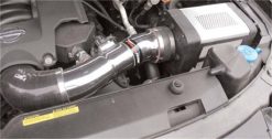 Injen 04-10 QX56 / 04-12 Amada/Titan V8 5.6L w/Power Box Wrinkle Black Power-Flow Air Intake System - Image 4