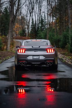 MBRP 2024+ Ford Mustang 5.0L Alum. SS 3in Cat-Back Dual Split Exhaust w/ Quad Tips (Valve Delete) - Image 3