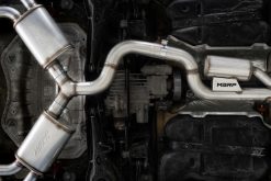 Alternative view of MBRP 15-18 Audi S3 SS 3in Quad Split Rear Exit w/ Carbon Fiber Tips - T304