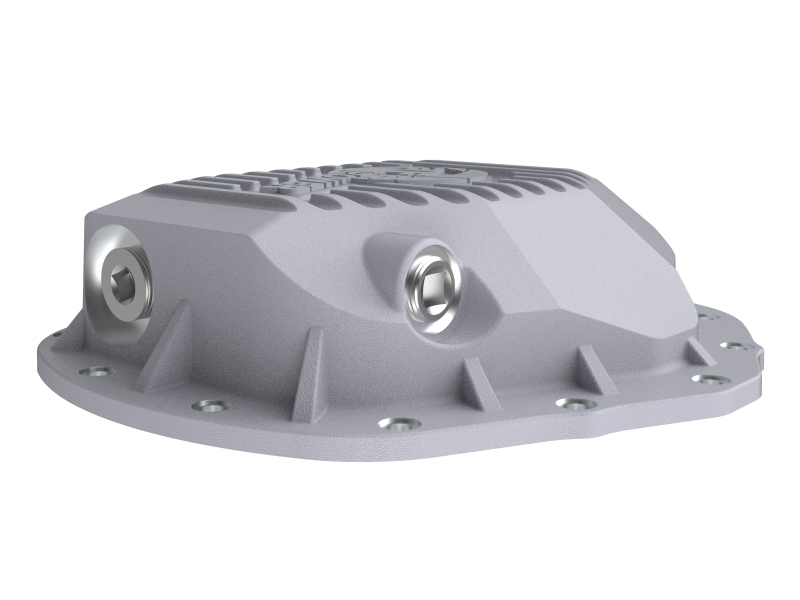 aFe Street Series Rear Differential Cover Raw w/ Machined Fins 20-21 GM Trucks V8-6.6L - Image 5
