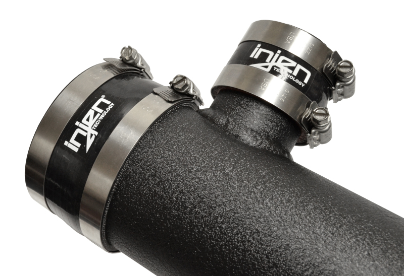 Injen 16-19 Nissan Titan 5.6L Wrinkle Black Power-Flow Air Intake System - Image 5