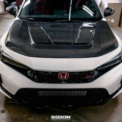 Seibon 2023 Honda Civic Type R TV-Styler Double Side Carbon Fiber Hood - Image 8
