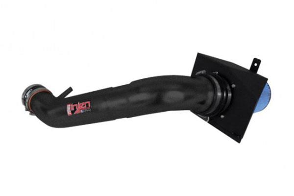 Injen 09-10 Ford F-150 2 valve V8 4.6L Wrinkle Black Power-Flow Air Intake System - Image 2
