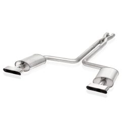 Alternative view of Stainless Works 1992-96 Corvette C4 LT1/LT4 2-1/2in Exhaust System X-Pipe Chambered Turbo Mufflers