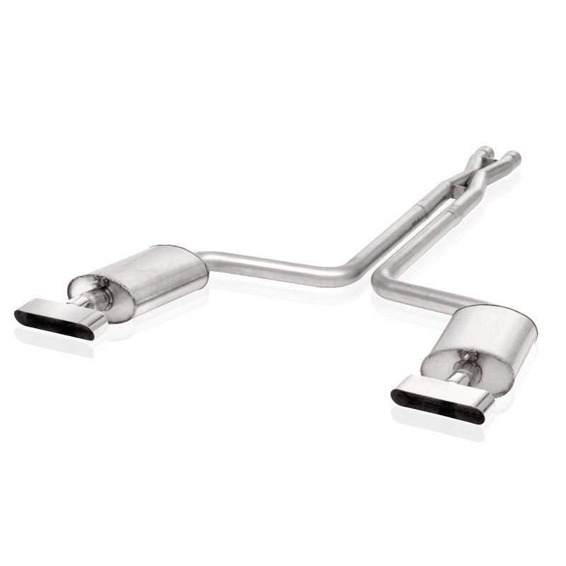 Stainless Works 1992-96 Corvette C4 LT1/LT4 2-1/2in Exhaust System X-Pipe Chambered Turbo Mufflers - Image 2