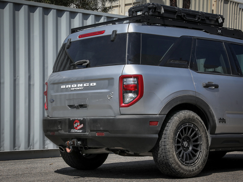 aFe Ford Bronco Sport 21-22 L3-1.5L (t)/L4-2.0L (t) Vulcan Axle-Back Exhaust System- Polished Tips - Image 3