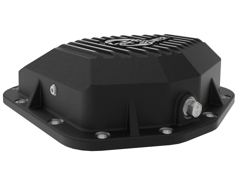 aFe 20-23 Jeep Gladiator JT (Dana M220) Pro Series Rear Differential Cover Black w/ Machined Fins - Image 6