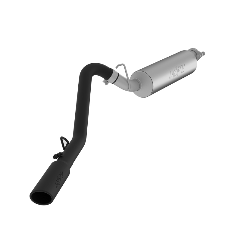 MBRP 2000-2006 Jeep Wrangler (JK) Inline-4 2.5L Inline-6 4.0L Cat Back Single Side - Image 2