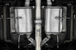 MBRP 23-24 Honda Civic Type R 2.0L T304 SS 3in Cat-Back Exhaust Triple Center Outlet w/ Burnt Tips - Image 3