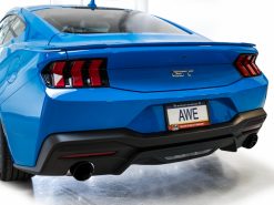 AWE 2024 Ford Mustang GT Fastback S650 RWD Touring Catback Exhaust w/ Dual Diamond Black Tips - Image 8