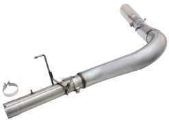 Alternative view of aFe MACHForce XP Exhaust Large Bore 5in DPF-Back SS 13-15 Dodge Trucks L6-6.7L (td) *Polish Tip