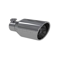 Alternative view of MBRP Universal Tip 4.5 O.D. Angle Rolled End 2.5 Inlet 11in Length - T304