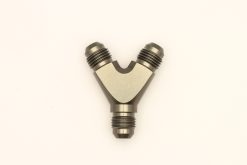 DeatschWerks 6AN Male Flare + 6AN Male Flare to 6AN Male Flare Y Block Fitting - Image 5