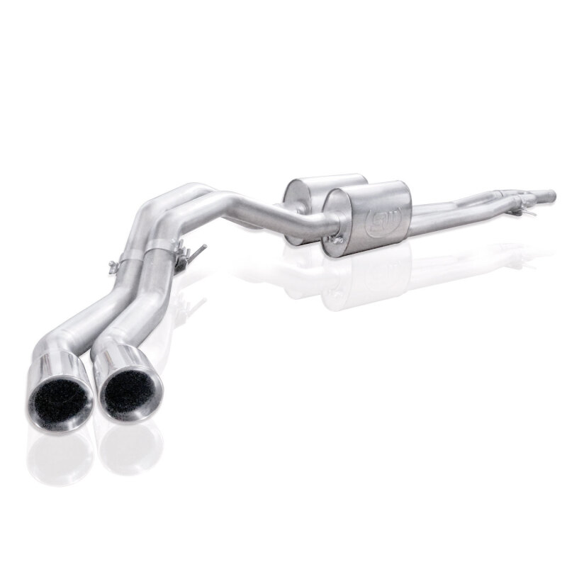 Stainless Works Chevy Silverado/GMC Sierra 2007-16 5.3L/6.2L Exhaust Y-Pipe Passenger Rear Tire Exit - Image 4