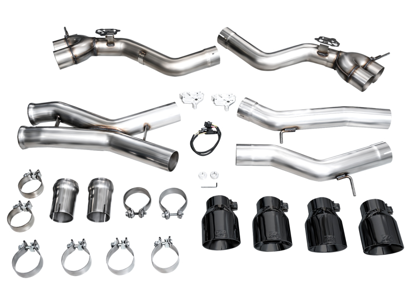 AWE Tuning 23-24 BMW G87 M2 Track Edition Exhaust - Diamond Black Tips - Image 13