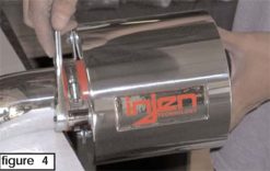 Injen Aluminum Air Filter Heat Shield Universal Fits 2.50 2.75 3.00 Polished - Image 4