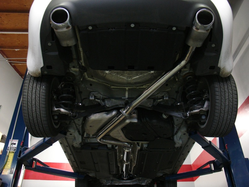 Injen 2013 Dodge Dart 1.4L (t) Catback Stainless Steel Single Outlet 3in Race Inspired Exhaust - Image 4