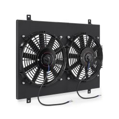Alternative view of Mishimoto 79-93 Ford Mustang Aluminum Fan Shroud Black