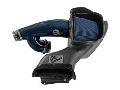 aFe 17-24 Ford F-150 Track Series Blue Kevlar Carbon Fiber C/A Intake System w/Black Pro 5R Filter - Image 6