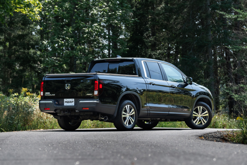MBRP 17-20 Honda Ridgeline 3.6L Aluminized Steel 2.5in. Cat-Back Exhaust - Single Side - Image 3