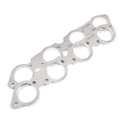 Alternative view of Stainless Works BBC Round Port 304SS Exhaust Flanges 2-3/8in Primaries (Raised Port Heads Only)