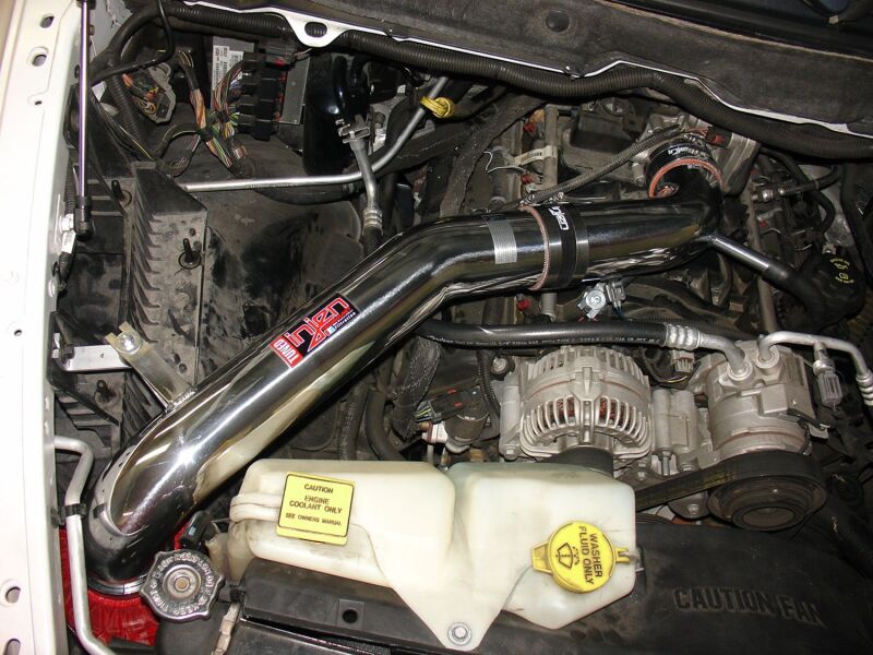 Injen 03-08 Dodge Ram 5.7L V8 Hemi Wrinkle Black Power-Flow Air Intake System - Image 5