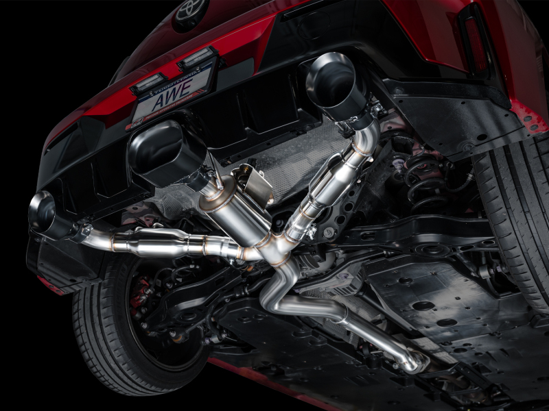 AWE Tuning 2023+ Toyota GR Corolla Track Edition Exhaust - Diamond Black Tips - Image 20