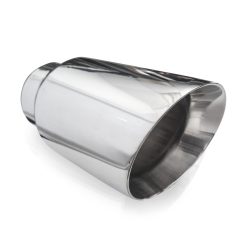 Stainless Works Conical Double Wall Slash Cut Exhaust Tip - 4in Body 3in Inlet - Image 5