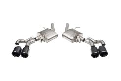 Corsa 22-24 Caddy CT5-V Blackwing 3in Axle-Back - Act. Exh. - Dual Rear Exit - Twin 4.5in Blk CF Tip