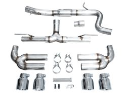 AWE 22-24 Audi 8Y S3 Track Edition Exhaust - Chrome Silver Tips - Image 8