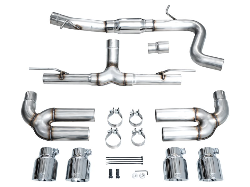 AWE 22-24 Audi 8Y S3 Track Edition Exhaust - Chrome Silver Tips - Image 8