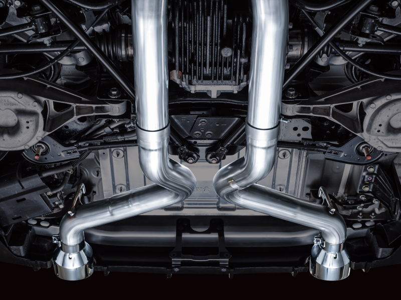 AWE 2023 Nissan Z RZ34 RWD Track Edition Catback Exhaust System w/ Chrome Silver Tips - Image 17