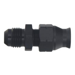 DeatschWerks 6AN Male Flare to 5/16in Hardline Compression Adapter - Anodized Matte Black