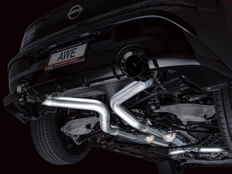 AWE 2023 Nissan Z RZ34 RWD Track Edition Catback Exhaust System w/ Diamond Black Tips - Image 3