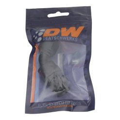 Alternative view of DeatschWerks 8 AN Female Flare Swivel 60-Degree Hose End PTFE - Anodized Matte Black