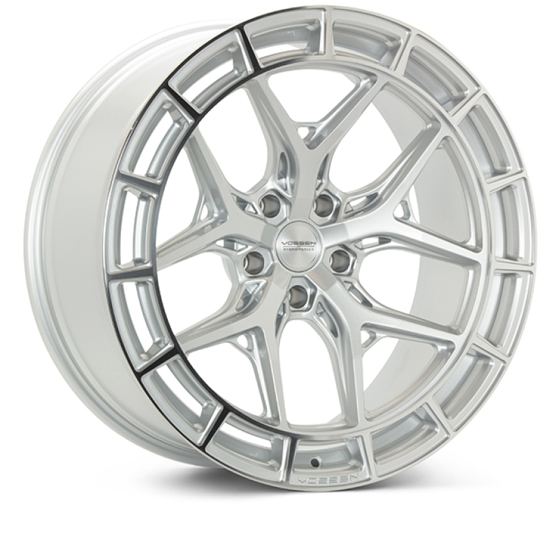 Vossen HFX-1 20x10.5 - 5x112 - ET45 - Deep - 66.5 - Silver Polished Wheel