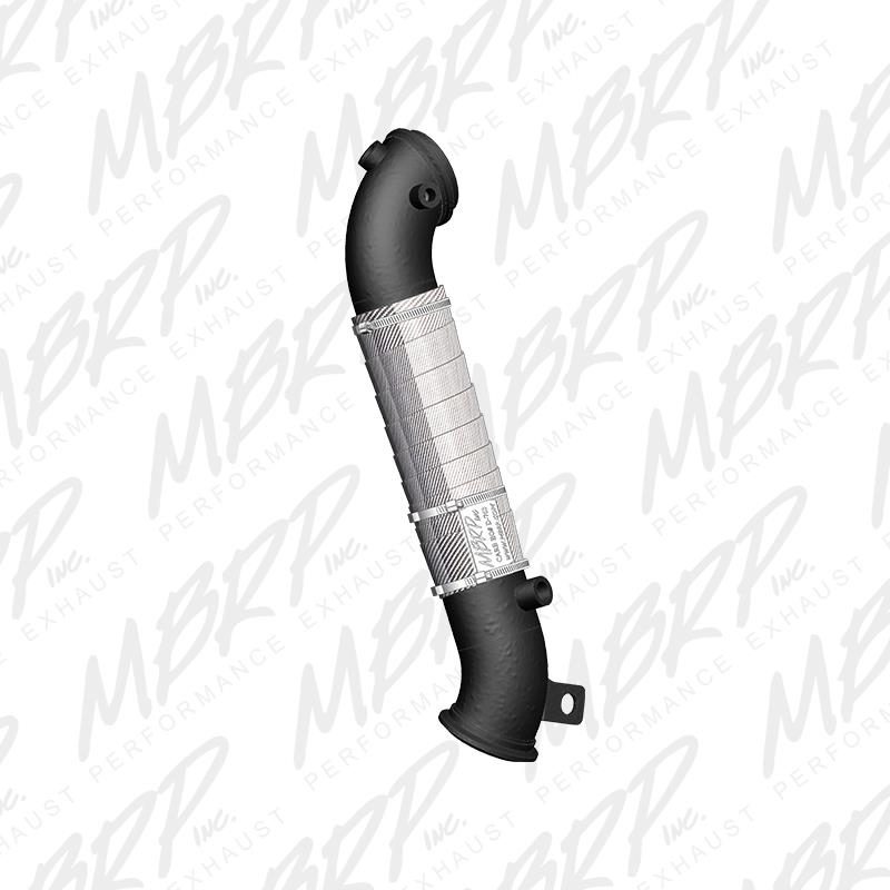 MBRP 11-15 Chev/GMC 6.6L Duramax 3in Black Turbo Down Pipe - Image 3