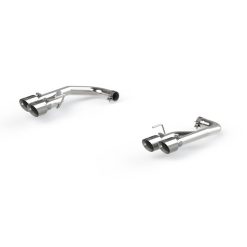 MBRP 18-20 Ford Mustang GT 2.5in T304 Non Active Dual Axle Back Exhaust System - 4in Dual Wall Tips - Image 3
