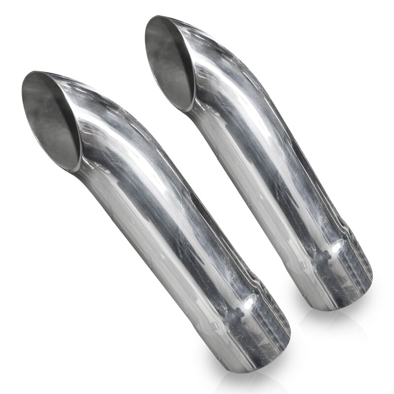 Stainless Works Short Turn Down Tips- 2in ID Inlet 2in Body - Image 2