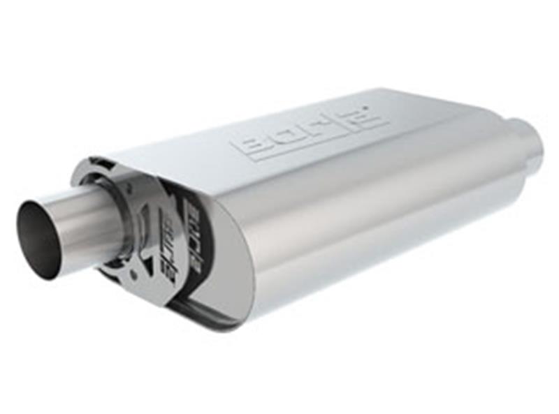 Borla Cratemuffler 2.25in Offset-In/Offset-Out inS-Typein Stock Sbf 289/302/351 - Image 2