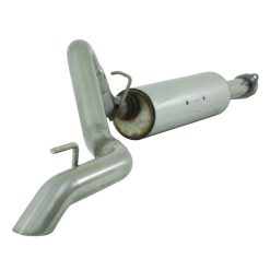 MBRP 04-06 Jeep Wrangler (TJ) Unlimited 4 0L I-6 Cat Back Single T409 Exhaust - Image 3