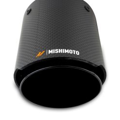 Mishimoto Carbon Fiber Muffler Tip 2.5in Inlet 3.5in Outlet Black - Image 3