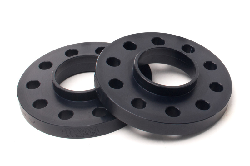 H&R Trak+ 20mm DR Wheel Spacers 5/112 Center Bore 66.5 Stud Thread 14x1.5 - Black - Image 3