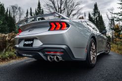 MBRP 2024+ Ford Mustang GT Armor Lite 3in Steet Profile Catback Exhaust - Stainless Steel Tips - Image 3